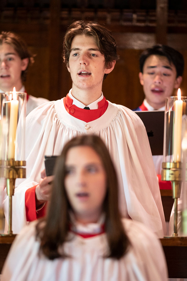 Trinity College Choir performing